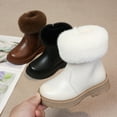 thumbnail image 6 of Kali_Store Girls Winter Boots Childrens Boots Non Slip Warm Snow Boots Ankle Boots(White Size,12 Little Child), 6 of 7