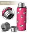 thumbnail image 2 of 20 Oz Boston Terrier on Red Background Coffee Tumbler Double Wall Insulated Stainless Steel Water Bottle | Metal Reusable Thermoses Flask with Cup Cap | Leak & Sweat Proof with Anti-Dust Lid, 2 of 7