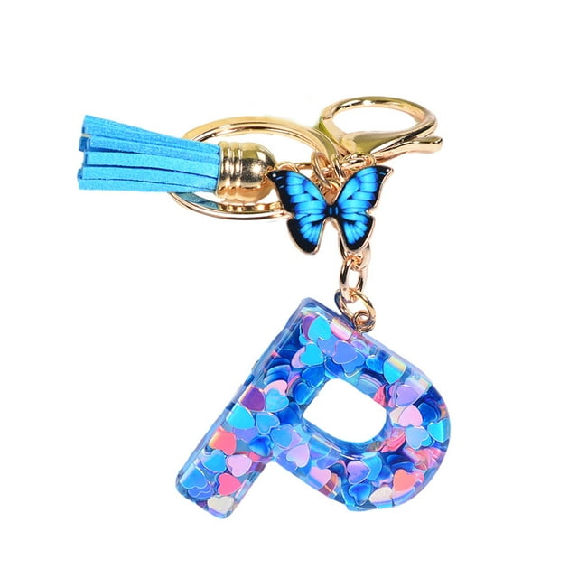 relayinert Round Edge Key Chains Smooth Line Long Service Life Apartment Keys Alphabet Key Chain Key Rings P