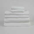 thumbnail image 4 of Serenity 6-Piece 100% Cotton Bath Towel Set in White, 4 of 4