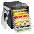 thumbnail image 1 of Deshidratador de alimentos Ivation de 9 bandejas, 600 W, con temporizador y termostato, 1 of 6
