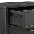 thumbnail image 5 of Better Homes & Gardens Oaklee 3 Drawer Nightstand with USB, Charcoal Finish, 5 of 12