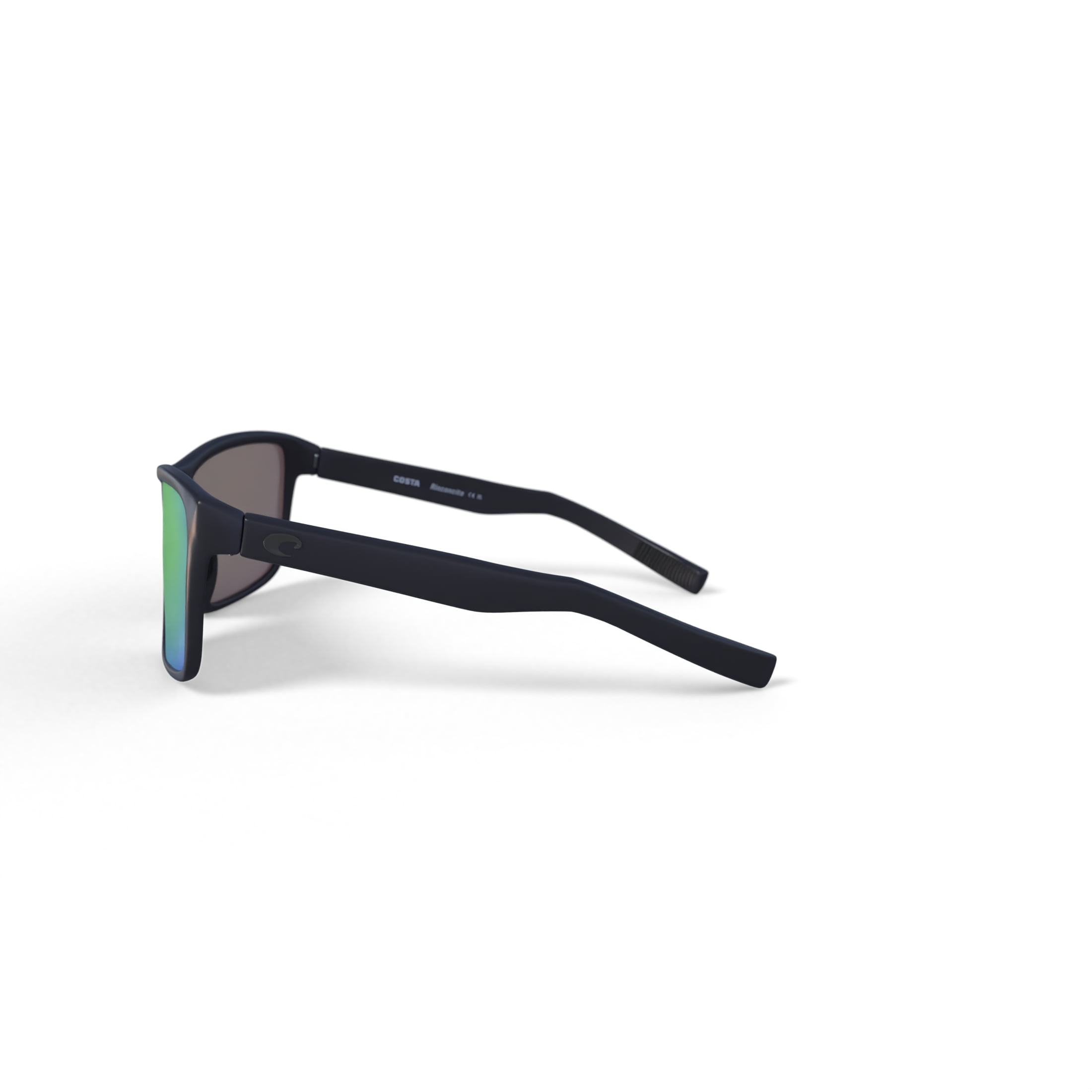 Costa Del Mar Rinconcito Sunglasses, Size 60 Matte Gray with Green Mirror Polarized Polycarbonate 580P Lenses