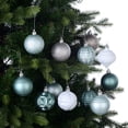 thumbnail image 4 of Holiday Time 40 Count Shatterproof Ornaments- Green, Silver & White, 4 of 6