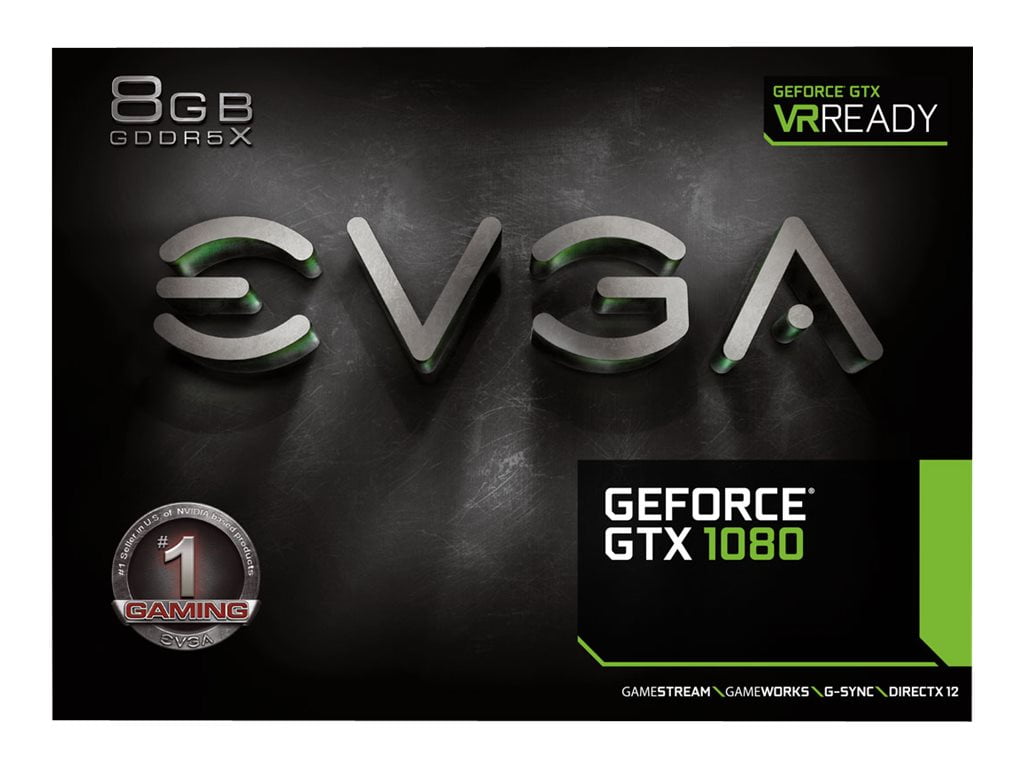 EVGA NVIDIA GeForce GTX 1080 8GB PCI Express 3.0 Graphics Card - 08G-P4-6181-KR