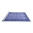 thumbnail image 2 of Ahgly Company Machine Washable Indoor Round Persian Blue Traditional Area Rugs, 7' Round, 2 of 4