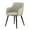Gray, variant on A&B Home Furniture Modern Accent Chair Dining Chairs with Arm Seat Soft Back for Living Room Dining Room Kitchen Set of 2 Orange