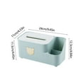 thumbnail image 3 of Paper Towel Box Plastic Paper Towel Box Rose Gold Decoration Living Room Dining Room Home Paper Towel Box Wet Proof Wear Difficult Environmentally Friend, 3 of 6