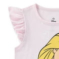 thumbnail image 4 of Disney Rapunzel Short Sleeve Shirt and Tulle Tutu Skirt with Headband (Girls), 3 Piece Set, Sizes 2T-10, 4 of 6