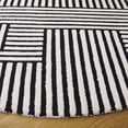 thumbnail image 3 of Safavieh Chatham Devereux Geometric Area Rug, Ivory/Black, 6' x 6' Round, 3 of 10