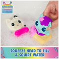 thumbnail image 2 of Casa de muñecas Gabby: Gabby Cat Bath Squirters Mercat & Pandy Paws Juguetes de baño flotantes para niños pequeños para niñas y niños de 3 años en adelante, 2 of 5