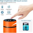 thumbnail image 3 of Smart Water Bottle Stainless Steel Vacuum Flask,Travel Mug with Smart LCD Touch Screen, Keep Hot Or Cold, Car Portable Travel Tea Coffee Vacuum Thermoses Cup,Insulated Water Bottle (Orange), 3 of 12