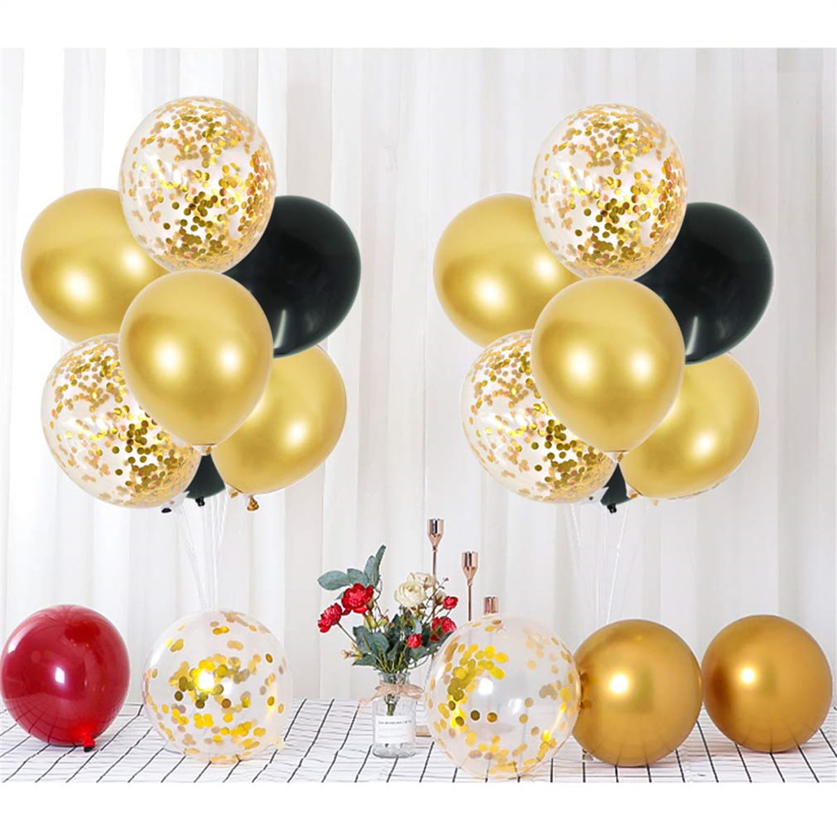 Details about   DIY Balloon Garland Kit Gold Confetti Latex Balloons Party Decoration 