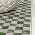 thumbnail image 2 of JONATHAN Y TUSCAN SUN 2 x 8 Runner Rug, Aimee Traditional Cottage Checkerboard - Green/Cream, TSN204D-28, 2 of 8