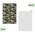 thumbnail image 2 of Kdxio White Retro Off-Road Vehicle Pattern Golf Towel (24" X 16") with Carabiner Clip - The Convenient Golf Cleaning Towel, 2 of 8
