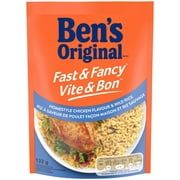 Riz à saveur de poulet façon maison et riz sauvage Vite & Bon de marque Ben's Original, 132 g