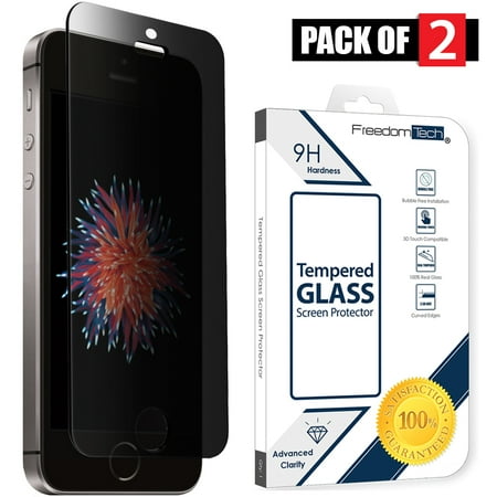 Iphone 5s Projector FREEDOMTECH 2-Pack For Apple iPhone SE 5S 5C 5 Brand New High Quality 9H Premium Real HD Tempered Glass Screen Protector LCD Protector Film For iPhone SE 5S 5C 5 ()