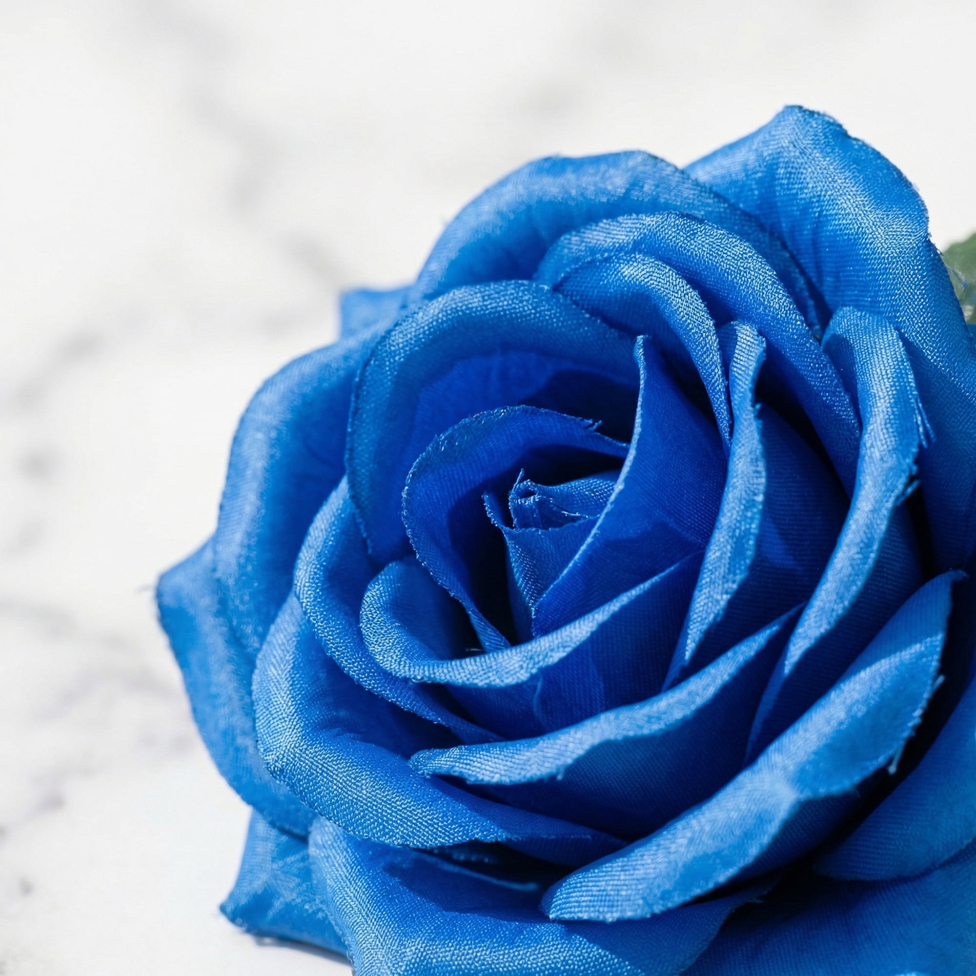 Unique Bargains Artificial Rose Flower Centerpiece Blue 4.7"