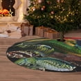 thumbnail image 2 of Cauagu 30" Christmas Tree Skirt Colorful Viper Snake Pattern Christmas Tree Decorations Tree Mat for Xmas Decorations Occasion Holiday Home Decor -30", 2 of 7