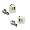 thumbnail image 2 of (2 Pack) Dryer Door Catch And Latch Kit For Maytag Amana Whirlpool Frigidaire Kenmore Speed Queed Admiral Roper And More, 2 of 5