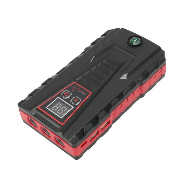Arrancador de Batería de Coche de 1000 A, Arrancador de Batería Portátil de 12 V, Batería de Carga ráspida USB de 15000 mAh, Caja de Salto Con Linterna Led Para Motor DE