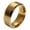 Gold, variant on 8mm Wedding Band Ring Womens Mens Black Stainless Steel Ginger Lyne Collection
