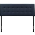 thumbnail image 3 of Modern Fabric Upholstered Queen Panel Headboard in Navy, 3 of 4