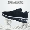 thumbnail image 2 of JOYFON Womens Tennis Shoes Athletic Running Shoes Fashion Walking Sneaker for Sport Fitness Gym Jogging Black Size 6.5, 2 of 6