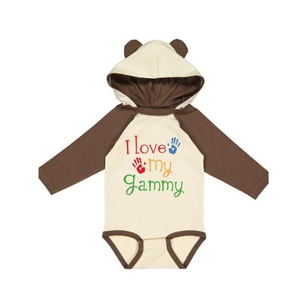 

Inktastic I Love My Gammy Gift Baby Boy or Baby Girl Long Sleeve Bodysuit