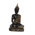 thumbnail image 2 of Estatua de Buda Estatua sentada Artesanía de resina Antigua Fengshui Thai Administración de la casa Regalo Escultura, 2 of 9