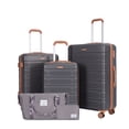 thumbnail image 4 of 5-Piece Set (20"24"28 +a travel bag and a toiletry bag) ,Hard Case Spinner Wheels ABS Luggage Sets with TSA Lock Carry On Suitcase Luggage Durable Suitcase Color Matching DARK GREEN.    RR, 4 of 27