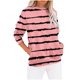 thumbnail image 1 of Ailaofu Women's Fall Winter T-Shirts Casual Long Sleeve Crewneck Tunic Tops Loose Comfy Blouse, 1 of 3