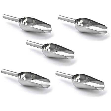 

ICE Cream Scoop Flour Scoop Feed Scoop Tea Scoop Bar Stainless Steel Scoops (8 Inch 5PCS)