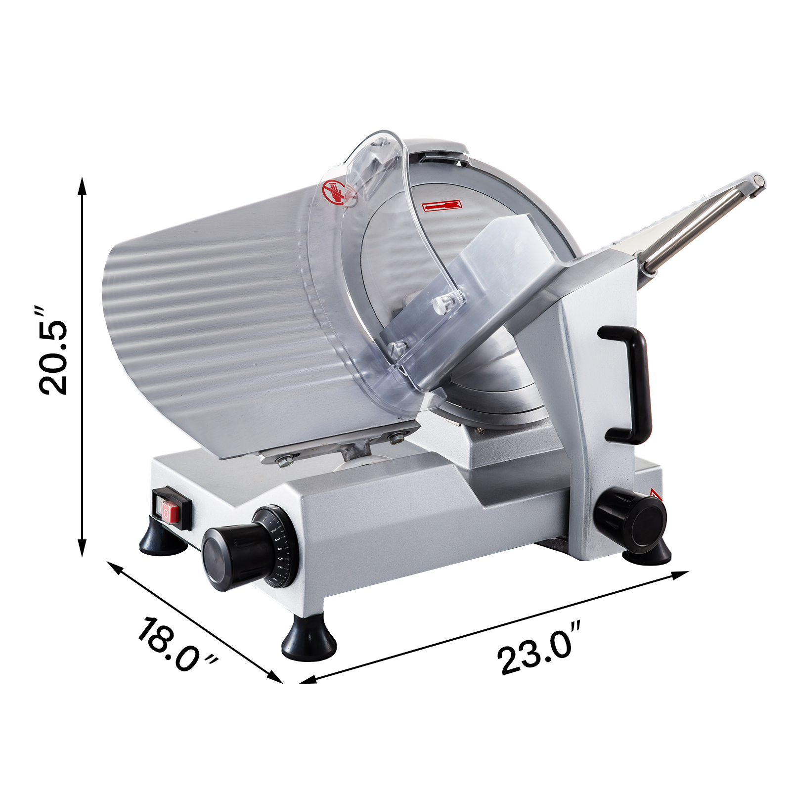 VEVOR 12 Inch Commercial Meat Slicer, 250W Electric Food Cutter ...