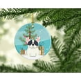 thumbnail image 2 of Carolines Treasures BB4136CO1 Merry Christmas Tree French Bulldog Piebald Ceramic Ornament, 2 of 2