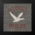 thumbnail image 2 of Penner, Janelle 12x12 Black Modern Framed Museum Art Print Titled - Soft Lodge II Dark with Red, 2 of 5