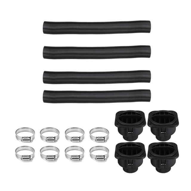 Tubería de calefacción ática Tubería de ventilación Tubería de ventilación Conjunto de clips de tubería de ventilación de aire de repuestos d Sunnimix Tubo de conducción del calentador