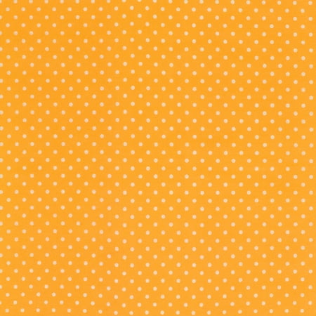 Cotton Print Quilting Fabric SHASON TEXTILE (3 Yards cut) 100% COTTON PRINT QUILTING FABRIC, SUNSHINE / WHITE SMALL DOTS. ()