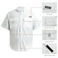 thumbnail image 3 of Bassdash UPF 50 Men’s Fishing Dress Shirt Button Down Woven Short Sleeve Outdoor, 3 of 8