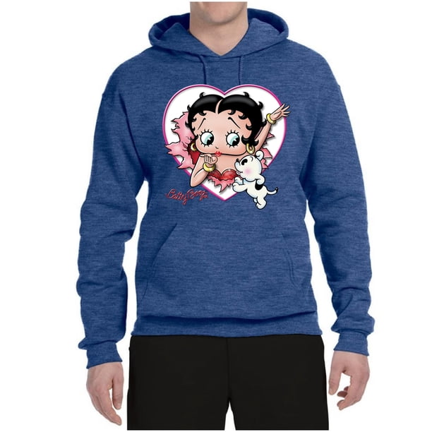 Wild Bobby, Betty Boop Heart Blowing Kiss Dog Betty Boop Unisex