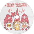 thumbnail image 1 of FMSHPON Valentine's Day Valentine's Day Cute Gnome Xmas Christmas Tree Skirt Stand Mat for Holiday Party Decoration Indoor Outdoor 48 inches, 1 of 6