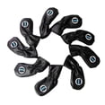 thumbnail image 3 of 18x de Palos de Golf de Hierro Cubiertas con Bordado Etiqueta 4,5,6,7,8,9, AW, SW, PW Macarena Cubierta de la cabeza del palo de golf, 3 of 8