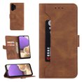 thumbnail image 1 of Allytech Samsung A32 Case 4G, Folio Flip Magnetic Wallet Outside Pocket Card Holder Kickstand Cash Slot Folio PU Leather & Soft inner TPU Cover For Samsung Galaxy A32 4G,
Brown, 1 of 2