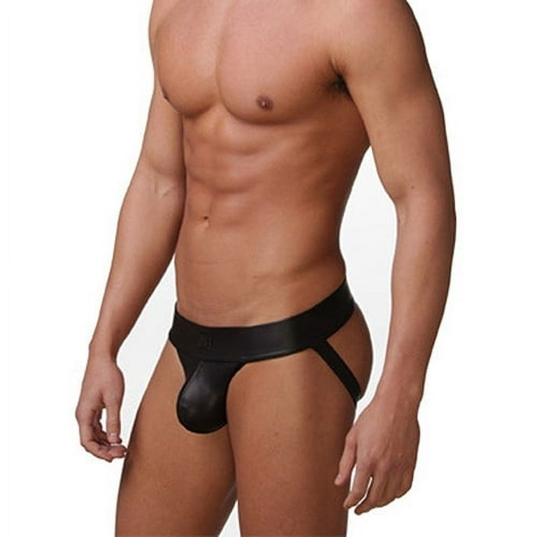 Men's Sexy Assless Thongs Jockstrap Black Underwear Erotic Underpants  Briefs 