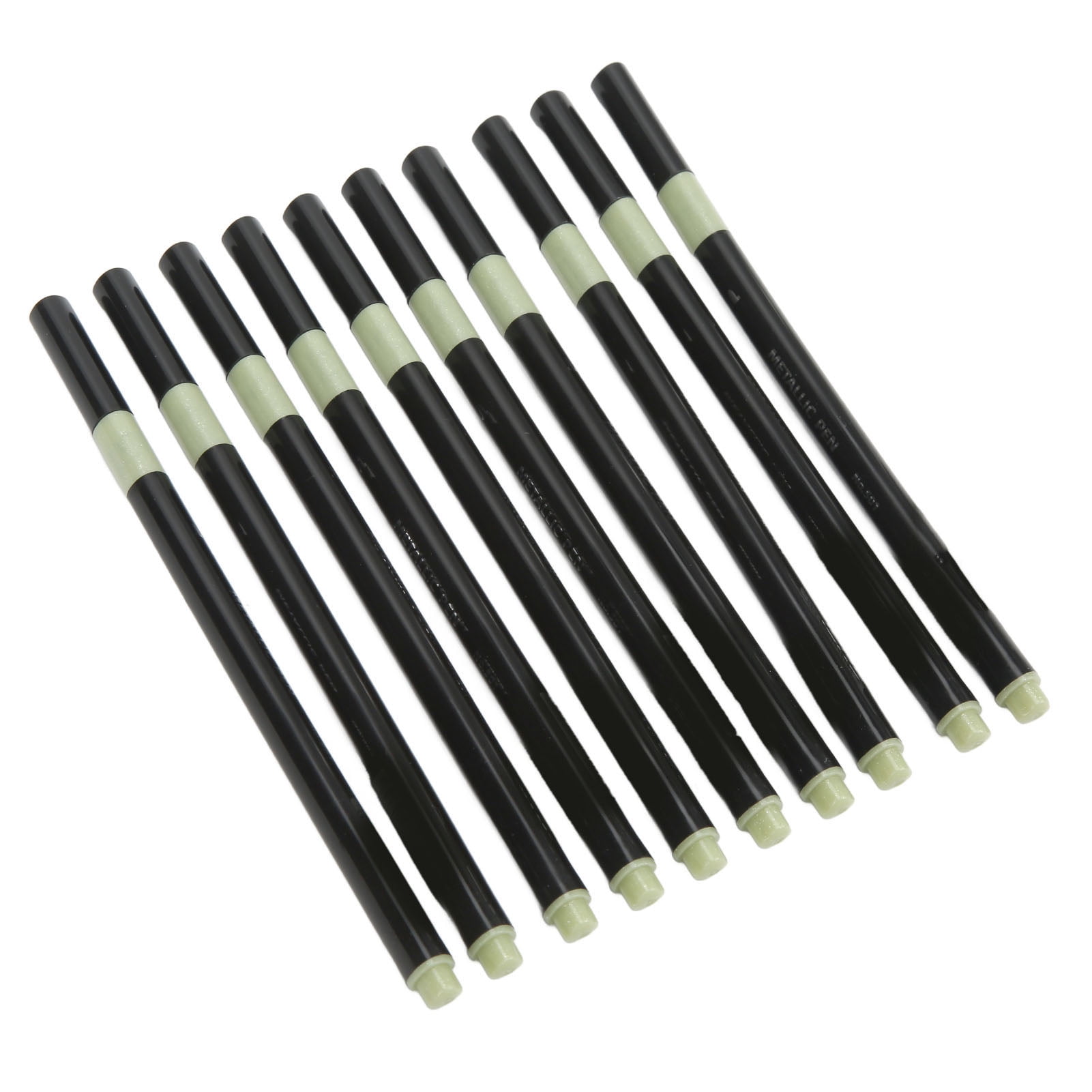 Paint Marker, 10?Pcs Rounded?Nib Metallic Marker  For DIY Doodling?? For Plastics For Fabrics