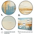 thumbnail image 3 of Designart "Coastal Beach Sand II" Modern Floater Framed Canvas Art Print, 3 of 7