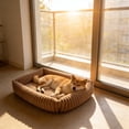 thumbnail image 3 of Heated Dog Bed Orthopedic Plush Pet Bed for Crate Pad & Sofa Mat, Cozy Warm Machine Washable for Small Medium Large Dogs and Cats, 3 of 5