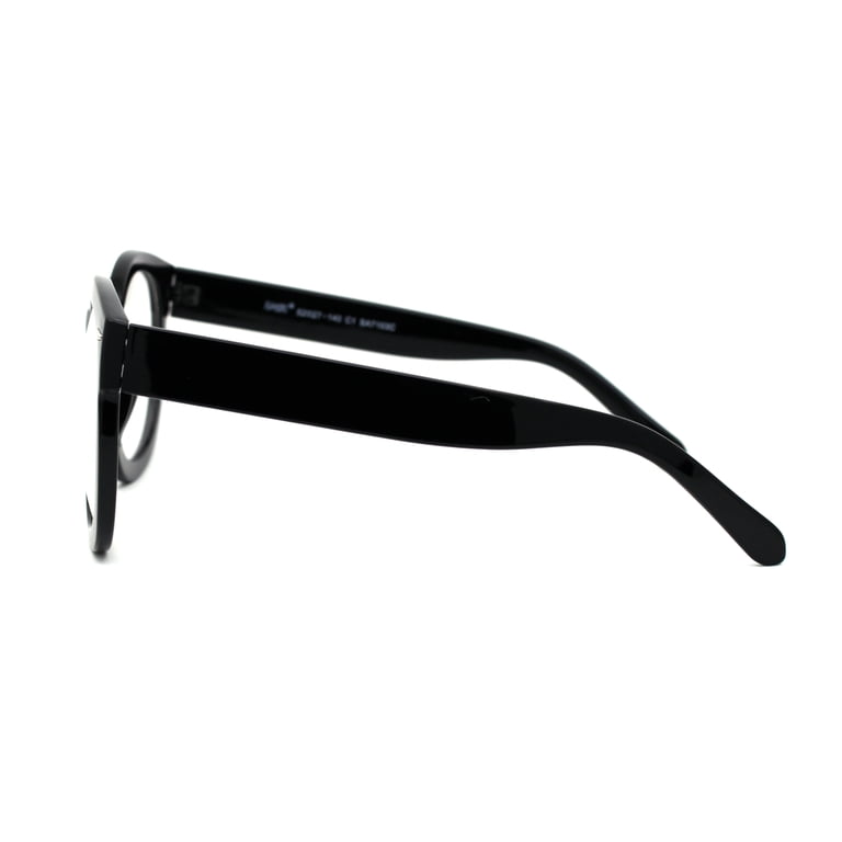 Oversized Exaggerated Retro Cat EYE Clear Lens EYE GLASSES Big Thick Black Frame | Australia