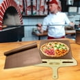 thumbnail image 4 of Vikakiooze Sliding Pizza Peel, Innovative Design Of Pizza Leather Slide Pad, Perfect Waterproof And Heat (50*30Cm), 4 of 9