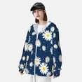 thumbnail image 5 of Xecao Daisies Flowers for Sun Shirt-A lightweight, hoodie-style long-sleeve UV protection garment designed for other outdoor activities., 5 of 9